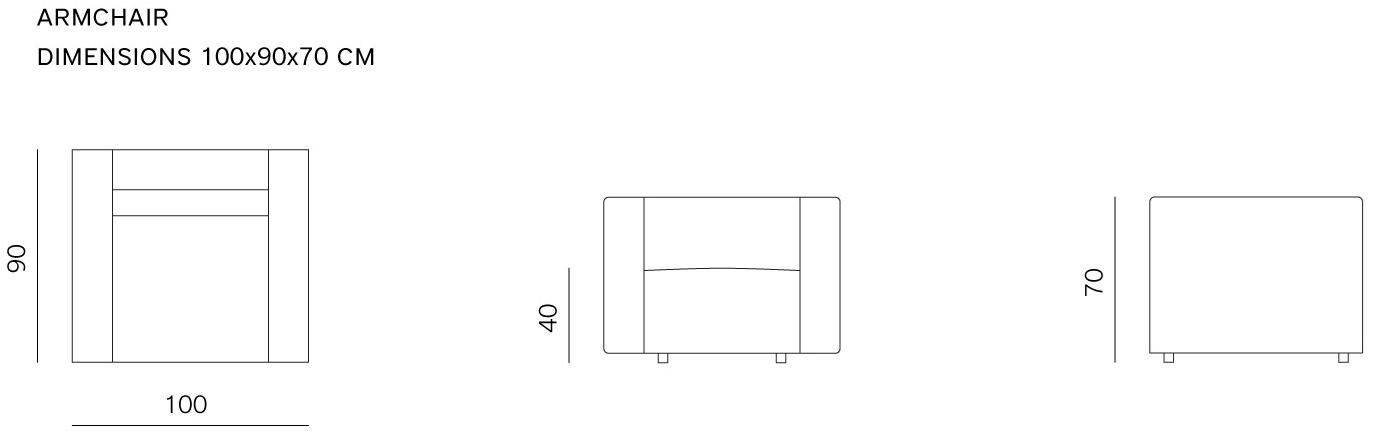 prostoria Кресло с подлокотниками Match sun-id-1400121 - Вид №5
