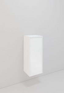 60157 Lc 157 Боковой Шкаф 350 Низкий H838, Теплый Белый Мат Noro  Белый