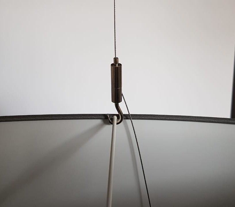 Orion HL 6-1654/4 серый абажур satin никель светильник подвесной Shade 117810 - Вид №3