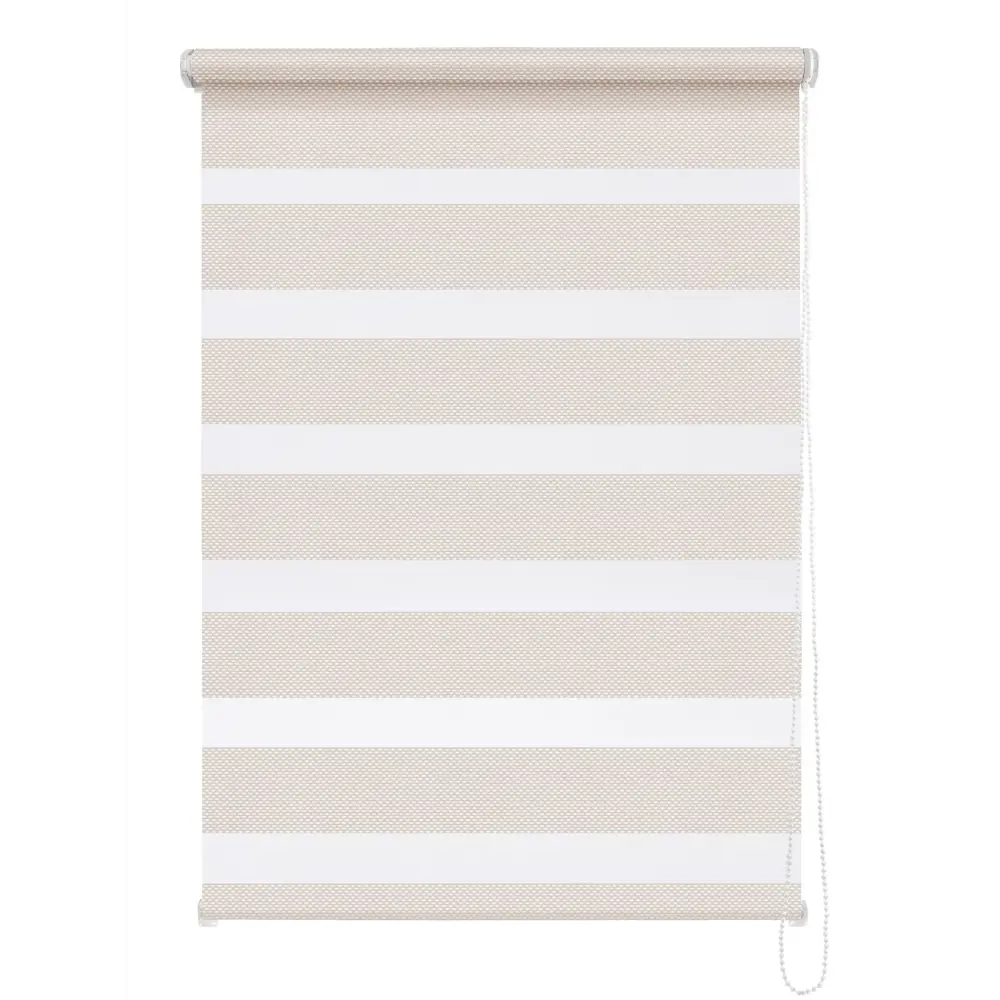 Рулонная штора день-ночь MIAMOZA Liza 40×160 см бежевая 89224848 STLM-1022823