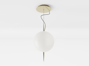 Латунный потолочный светильник