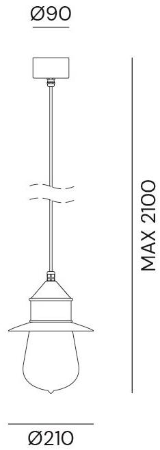 Il Fanale Подвесной светильник Drop 270.13.ort - Вид №3