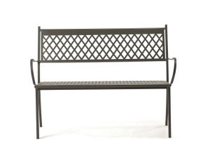 Металлическая штабелируемая садовая скамейка