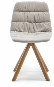 Viccarbe Мягкое вращающееся кресло на жердочке Maarten