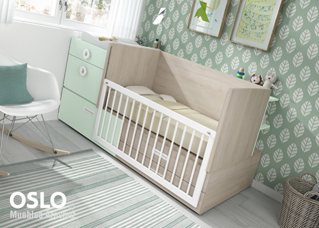 102873 Мебельный комплект с детской кроваткой Ambiente 27 Arasanz Oslo Santreyd - Вид №1