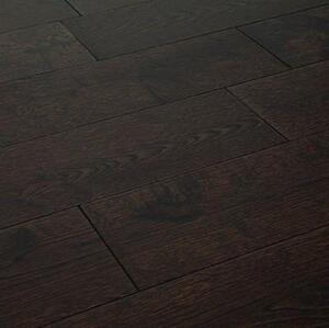 Массивная доска Challe Boulogne Шоколад Дуб Натур (Гладкая) 400-2000х120 мм.