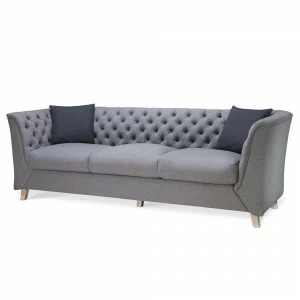 Диван Paul прямой серый KELLY LOUNGE ДИЗАЙНЕРСКИЕ 210976 Серый