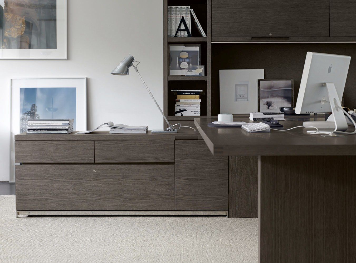 Дубовый стол на полуострове B&B Italia Project AC Executive ARCH-00038631 - Вид №12