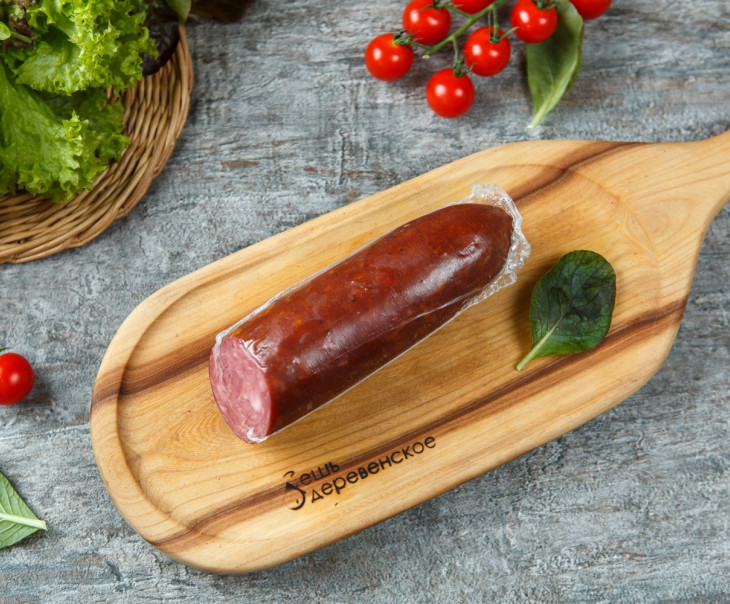 7316 Колбаса Деревенская говяжья п/к кольцо Вкусляндия  - Вид №2