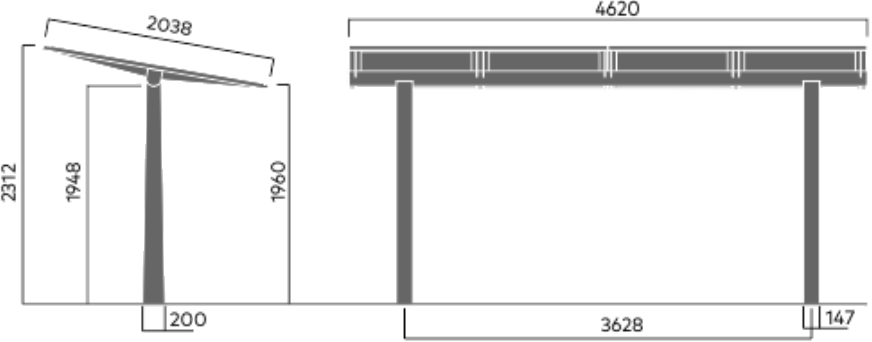 VESTRE Стальной навес sun-id-1428003 - Вид №5