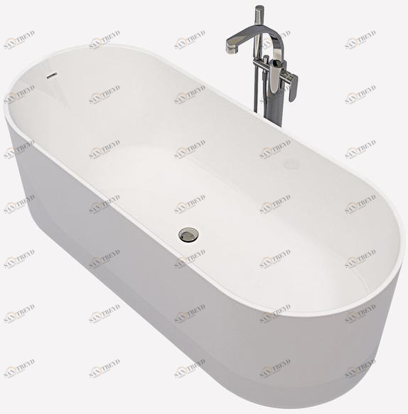 Ceramica Flaminia Овальная ванна из pietraluce® Oval Oval170