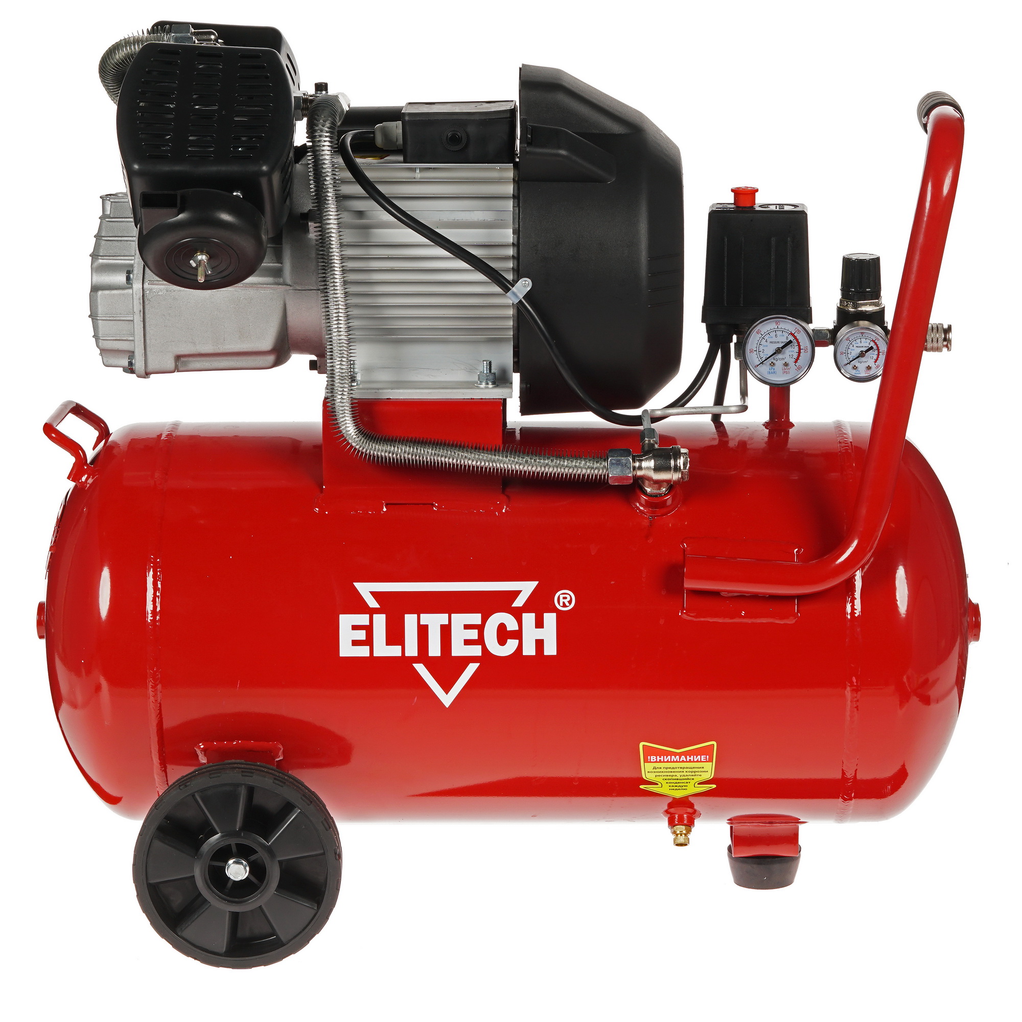 Компрессор поршневой масляный Elitech КПМ 360/50 8195590 STDN-0067623 - Вид №2