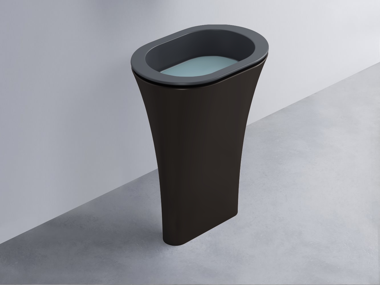 AMLA65-BA+AMPILO-PL+AMCOLO-LV Раковина Amedeo Ovale отдельностоящая cielo Enjoy + Amedeo Ceramica Cielo