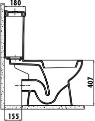 PA310-00CB00E-0000 PITTA Унитаз с биде Creavit Pitta  - Вид №1