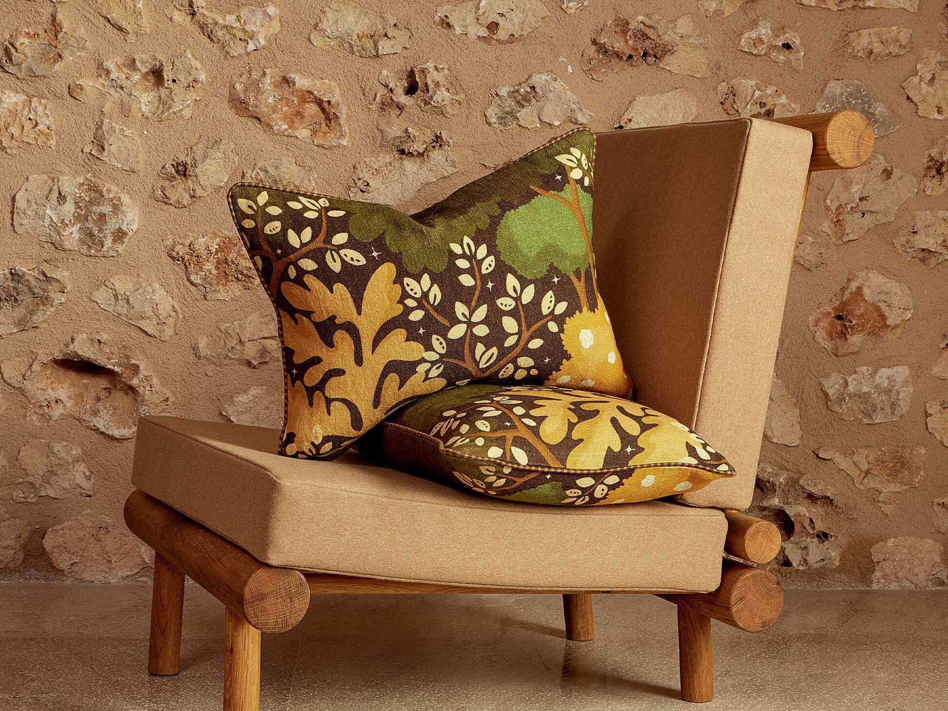 Подушка с прямоугольным рисунком Élitis GALLA ARCH-00082951