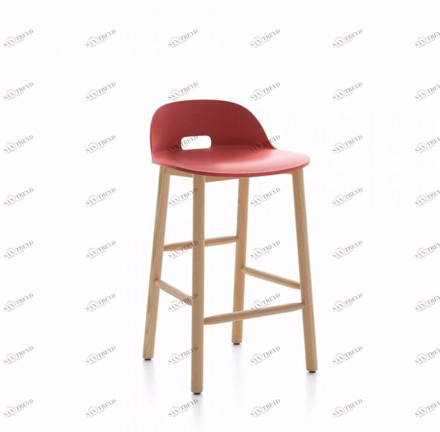 Emeco Высокий табурет с подставкой для ног Alfi sun-id-1430712