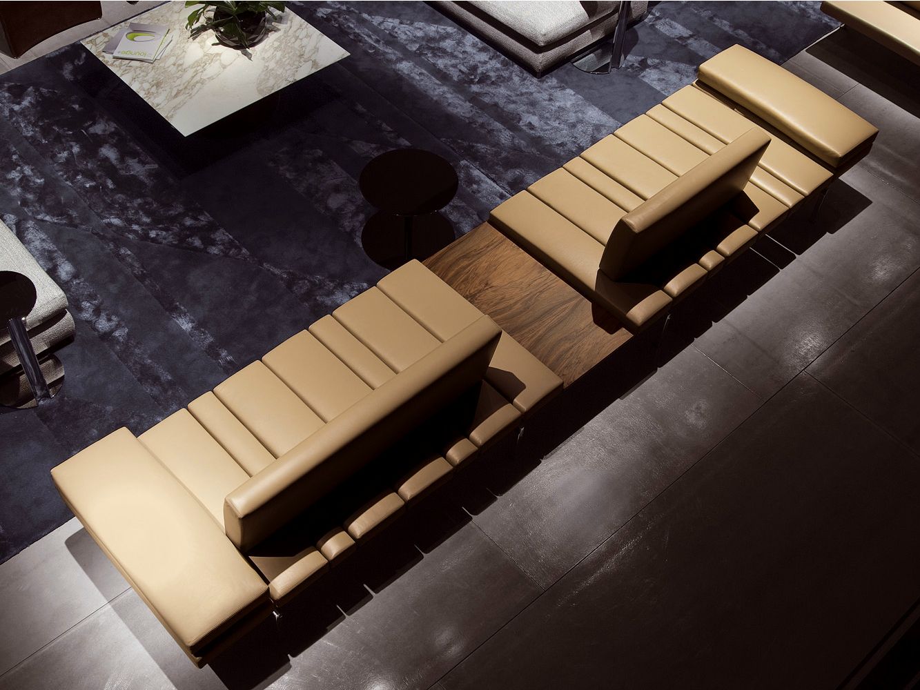Кожаный диван Minotti Smith Lounge System ARCH-00073089 - Вид №1