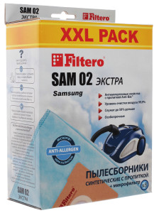 1087811 Комплект пылесборник и фильтр Filtero SAM 02 XXL PACK