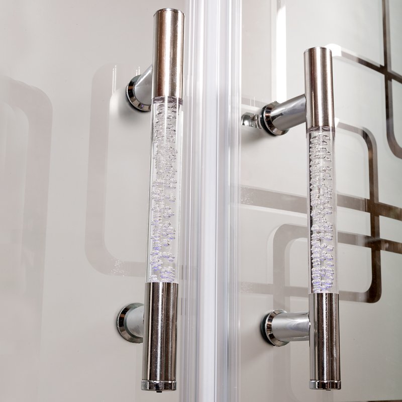 B10S LED BLACK Душевая кабина DETO Серия В Душевое ограждение С 09 - Вид №6