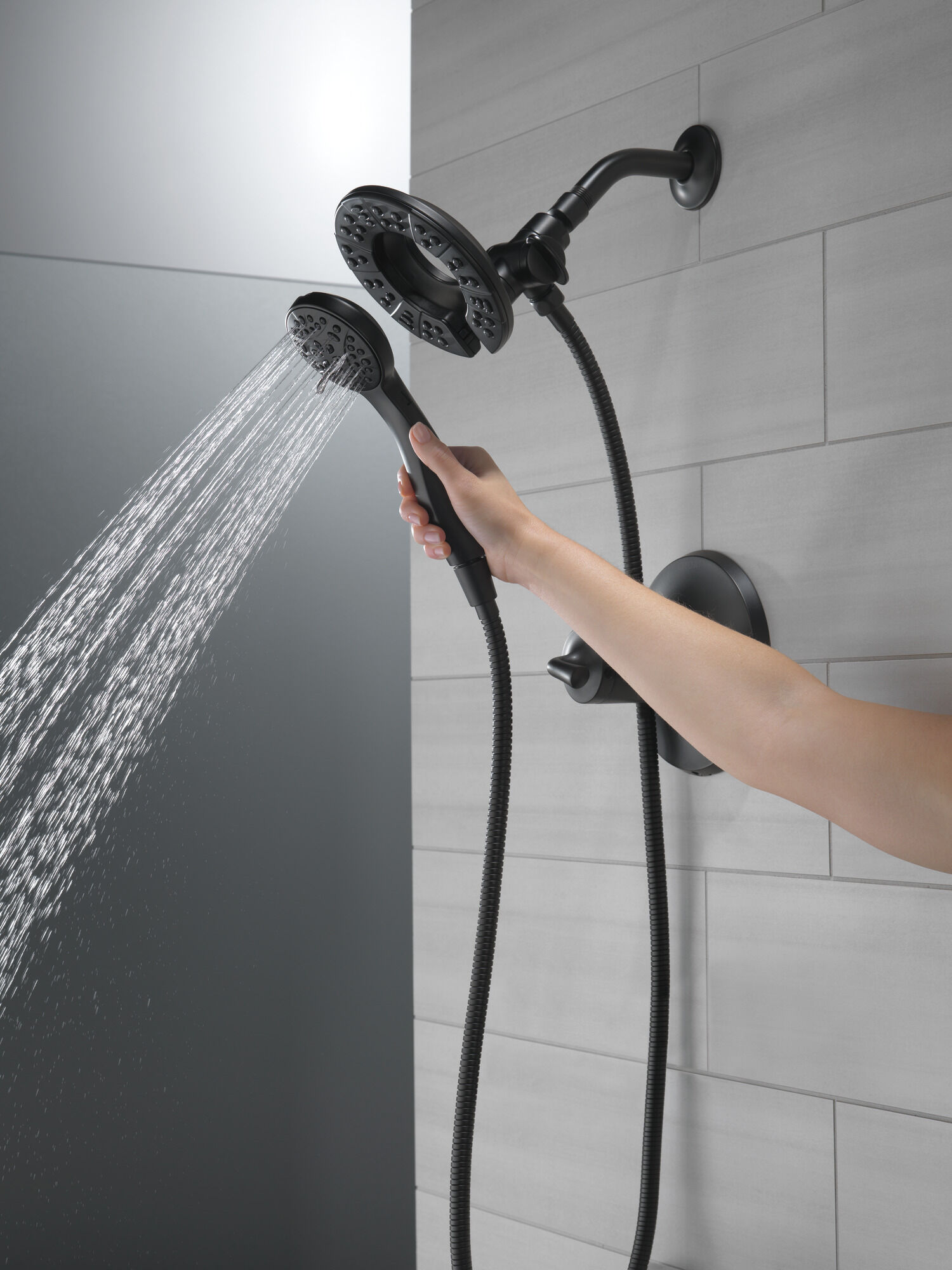 T17233-BL-I Отделка для душа Monitor 17 Series Delta Faucet Kayra Матовый черный - Вид №3