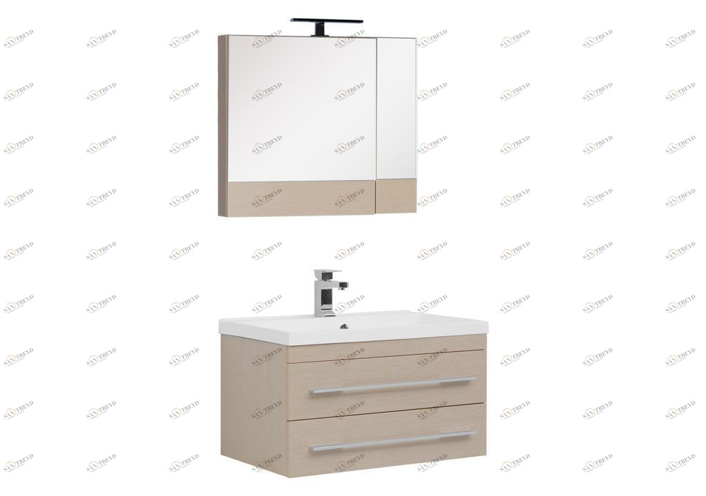 Мебель для ванной Aquanet Нота NEW 75 светлый дуб (камерино) 00231062