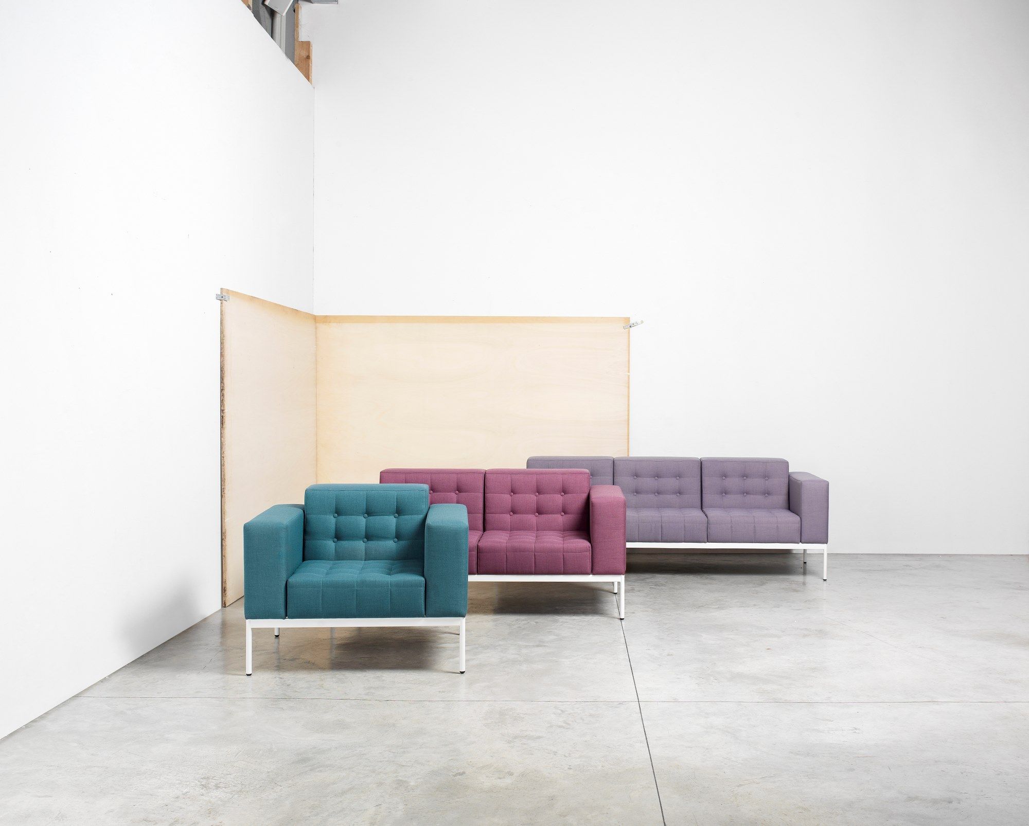 3-местный тканевый диван capitonné SITIA Classmade ARCH-00055702 - Вид №1