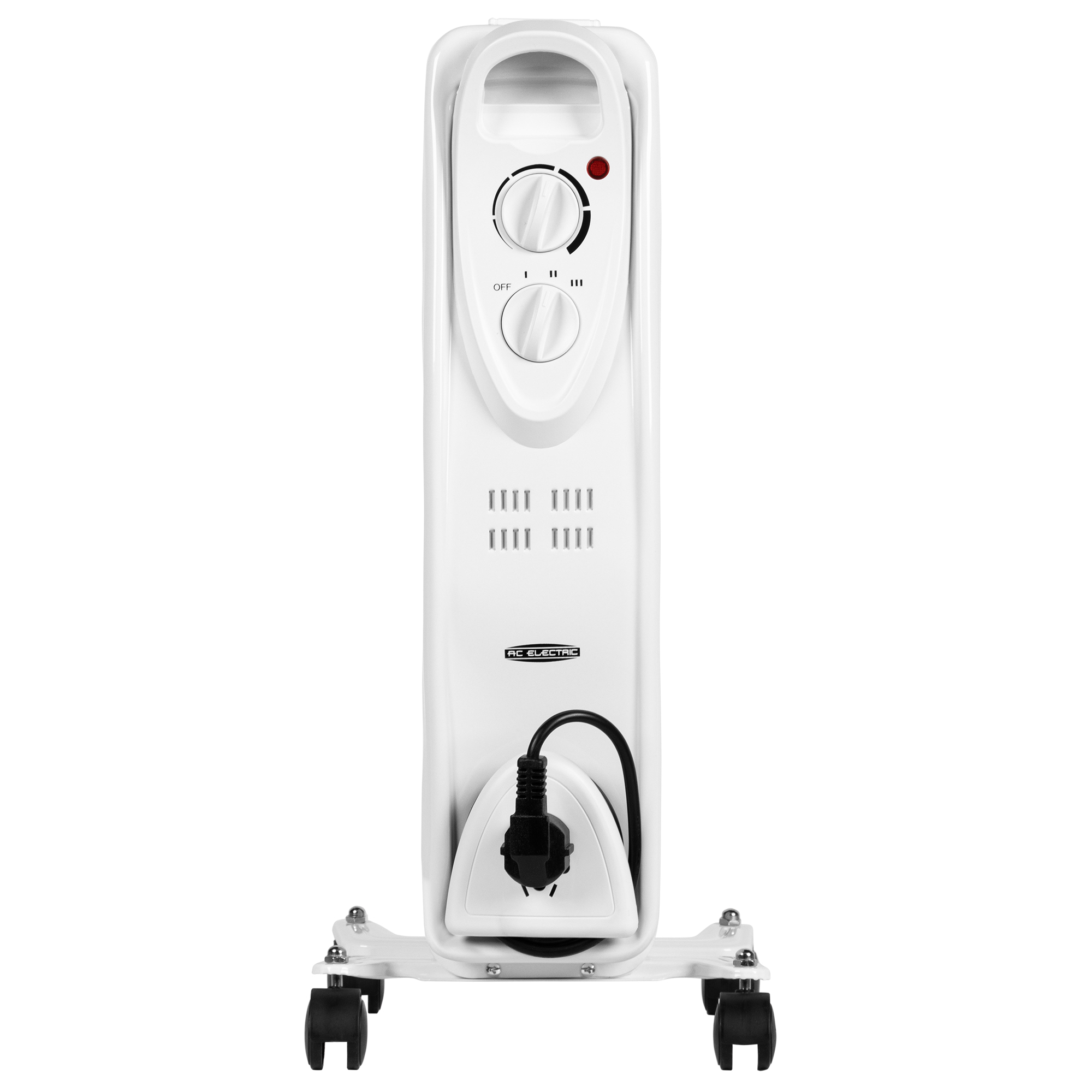 9199758 Масляный обогреватель AC ELECTRIC AOH/BM-09BW 2000 белый STDN-0131143 - Вид №1