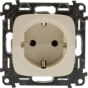 Розетка Legrand Valena Allure 2 контакта с заземлением цвет слоновая кость 82169359 STLM-2061463