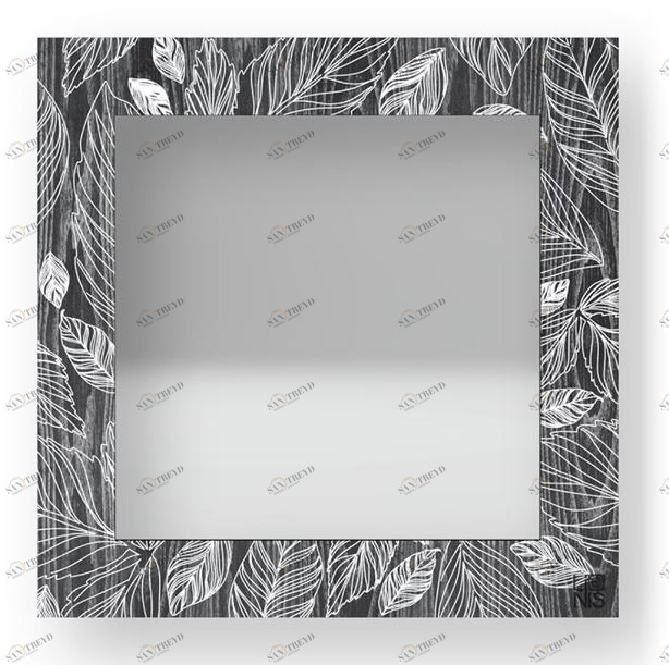 LIGNIS® Квадратное настенное зеркало в раме Dolcevita nature 12.049