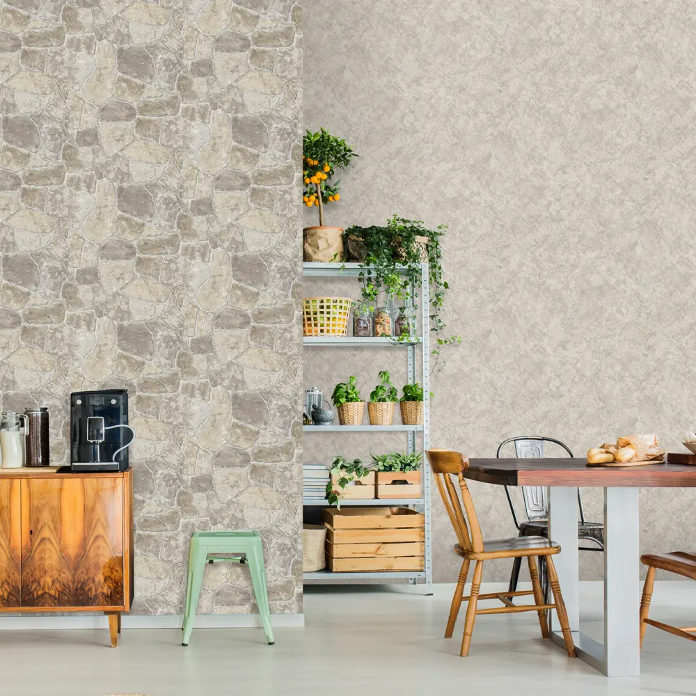 Обои флизелиновые Euro Decor Canyon серые 1.06 м 7046-02 82377806 STLM-2041215 - Вид №3