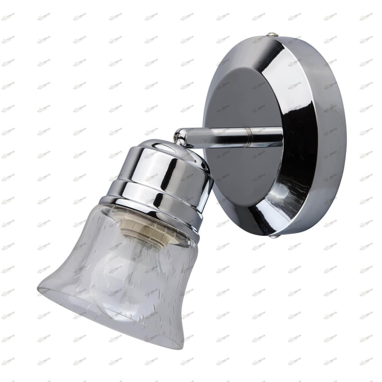 Спот настенный со стеклянным плафоном хром "Алгол 6" 506022001 DE MARKT АЛГОЛ 00-3925334 Прозрачный;хром 