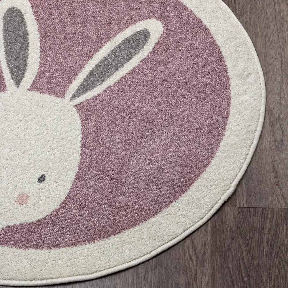 Ковер Santreyd Призма круглый розовый для детской комнаты 89376442 STLM-1038819 - Вид №2