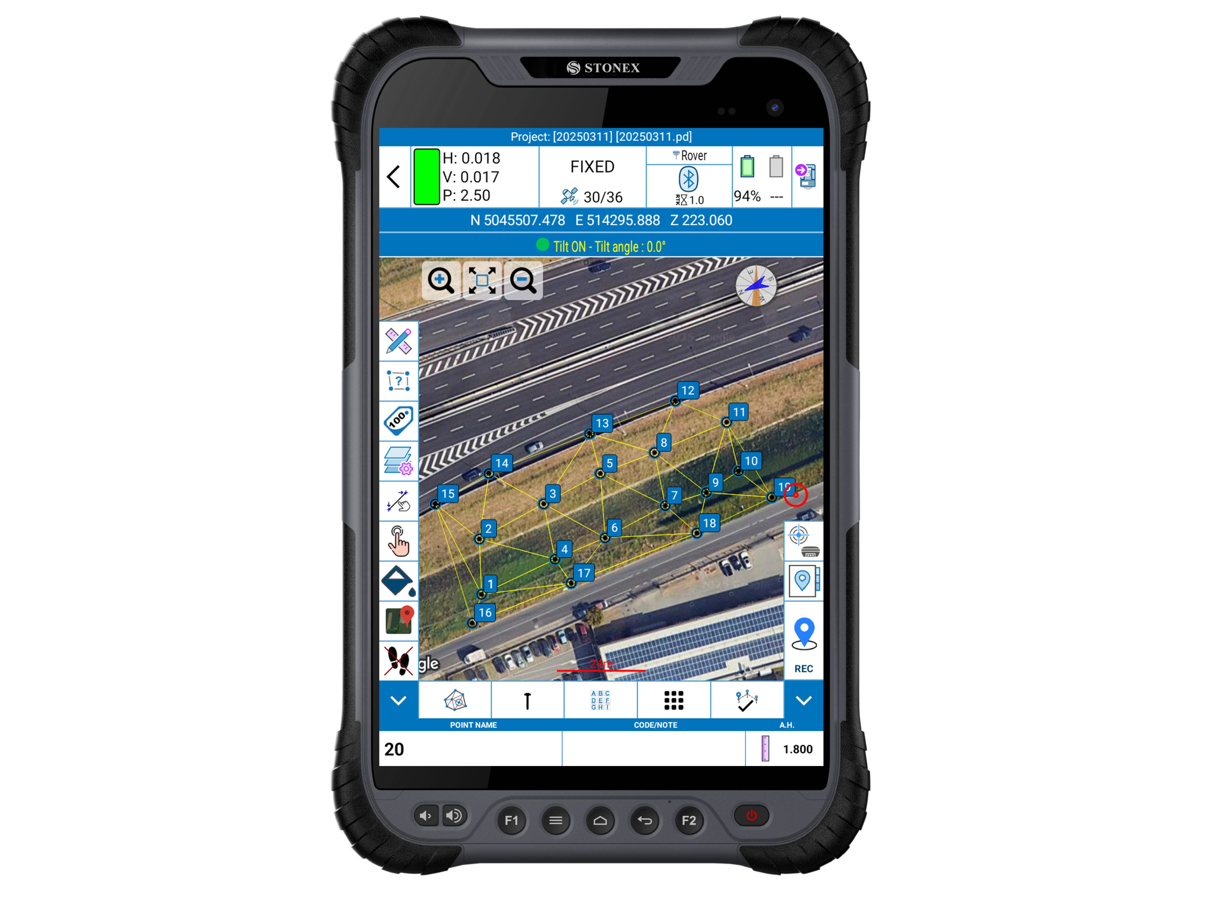 Топографическая съемка для мобильных устройств Stonex программное обеспечение ARCH-00079582