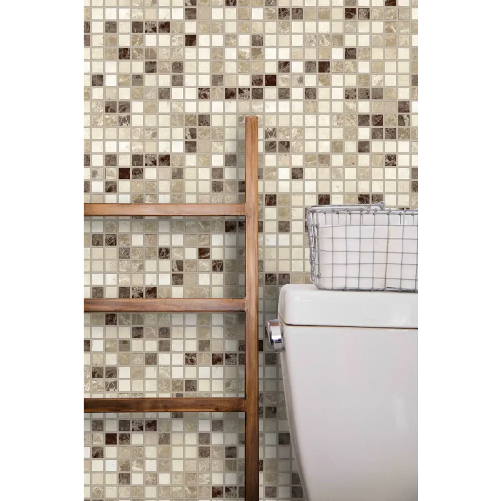 GRACE Панель ПВХ «Мрамор бежевый» для влажных помещений 960×480 мм 82124131 STLM-0019631 - Вид №2