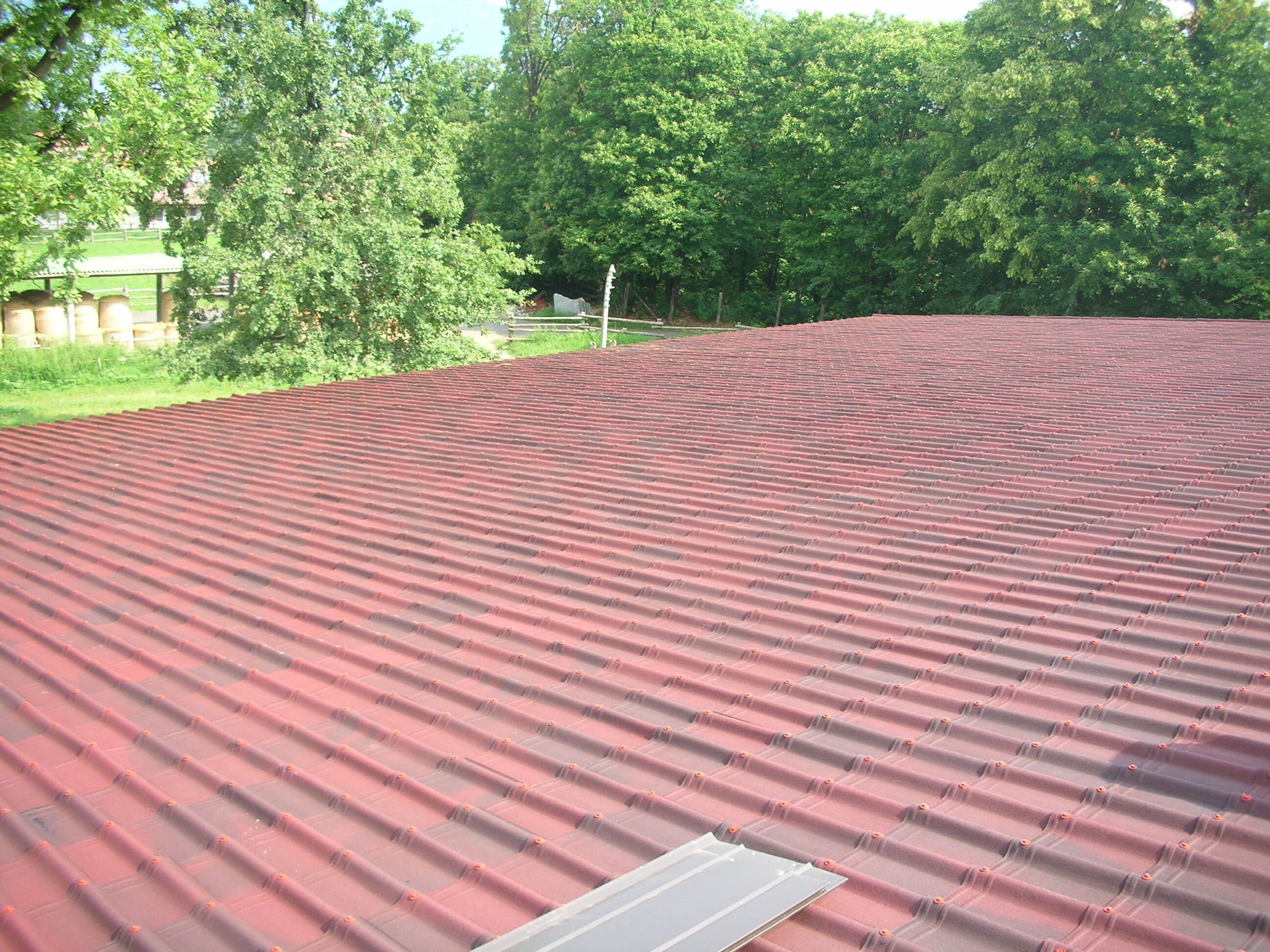 Битумная гофрированная черепица с эффектом кирпича ONDULINE ITALIA ONDUVILLA ARCH-00017201 - Вид №8