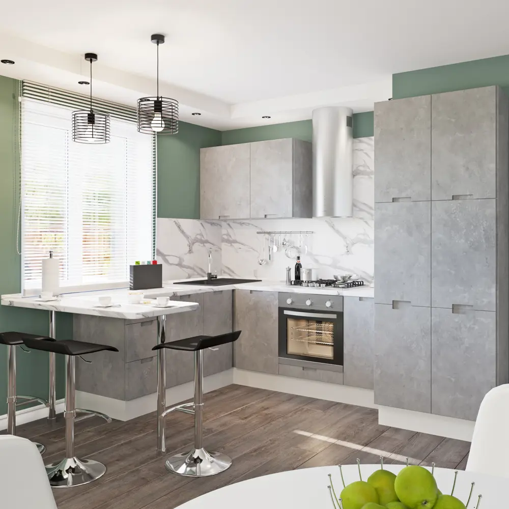 Дверь для шкафа Delinia «Берлин» 33x70 см, МДФ, цвет серый STLM-2001067 - Вид №9