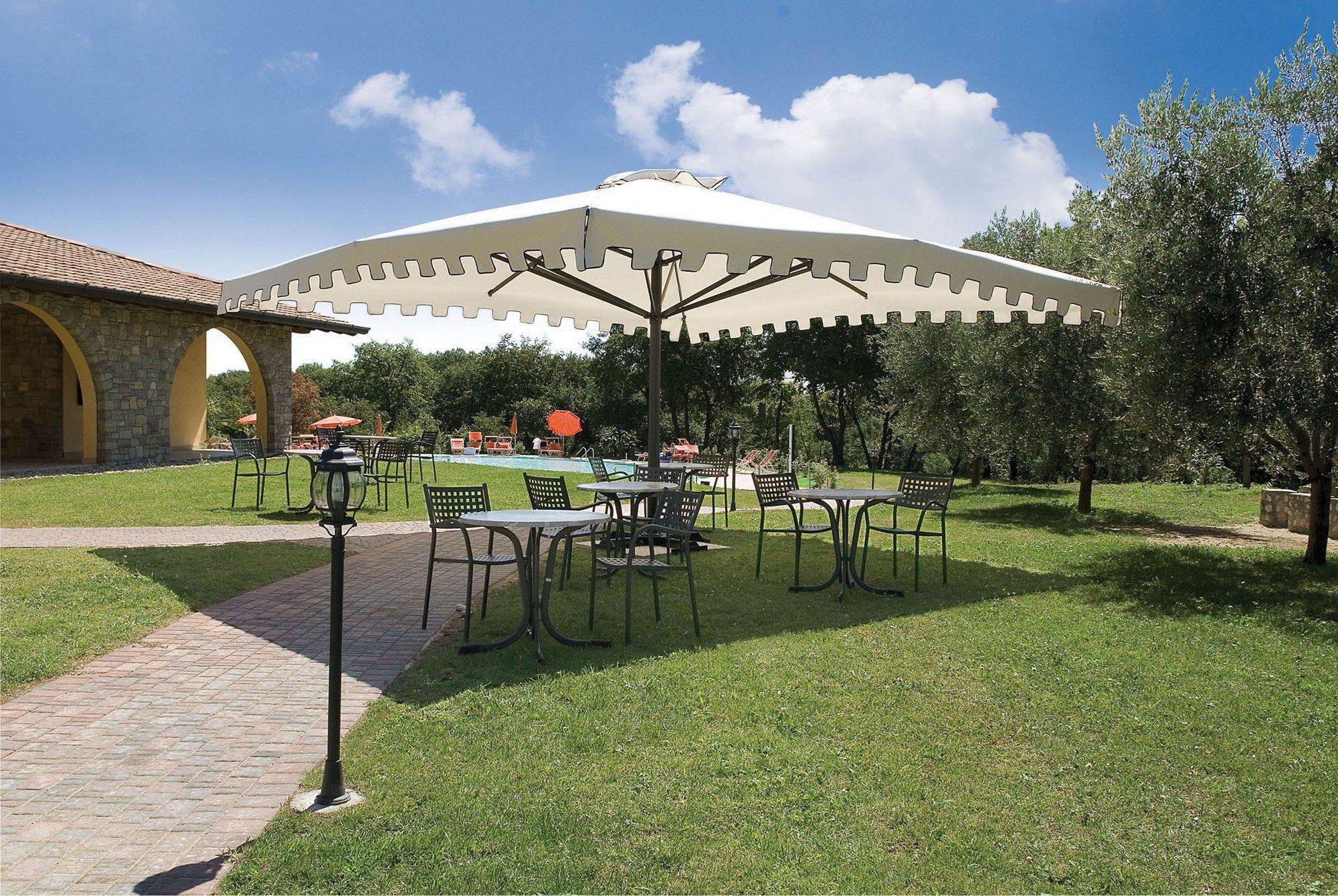Квадратный зонт с телескопическим закрытием Scolaro Parasol ARCH-00019500 - Вид №2