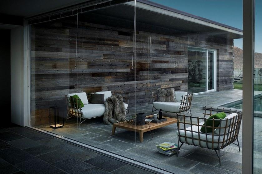 Unopiù Садовый диван из нержавеющей стали и тика Tweed Twediv - Вид №5