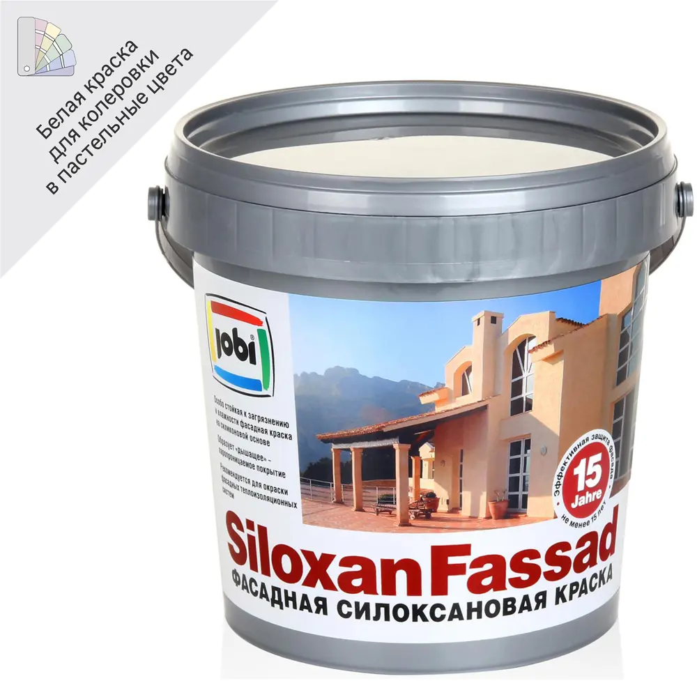 Jobi Siloxanfassad - фасадная краска с эффектом декоративной штукатурки 87003743