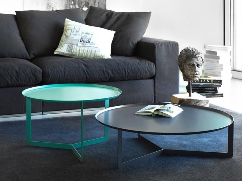 MEMEDESIGN Круглый металлический журнальный столик для гостиной по контракту sun-id-1428127 - Вид №1