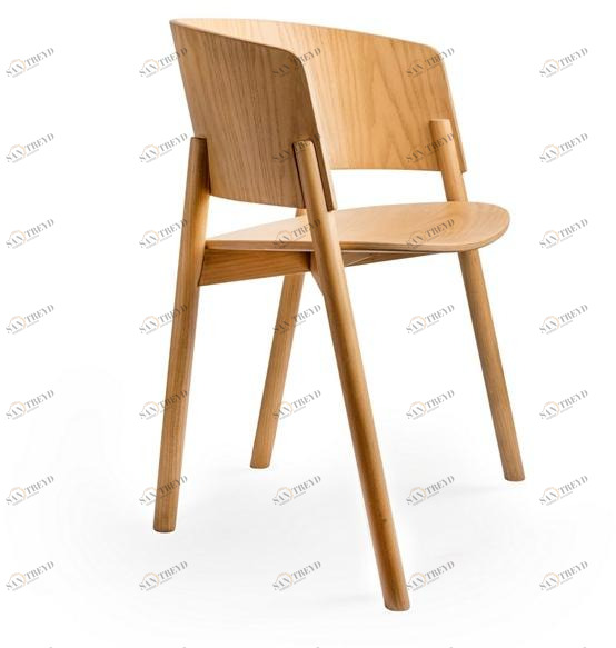 Anesis Стул из массива дерева с подлокотниками  A86 