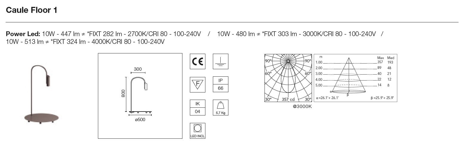 Напольная лампа из нержавеющей стали Flos Outdoor Collection-пол ARCH-00151071 - Вид №10