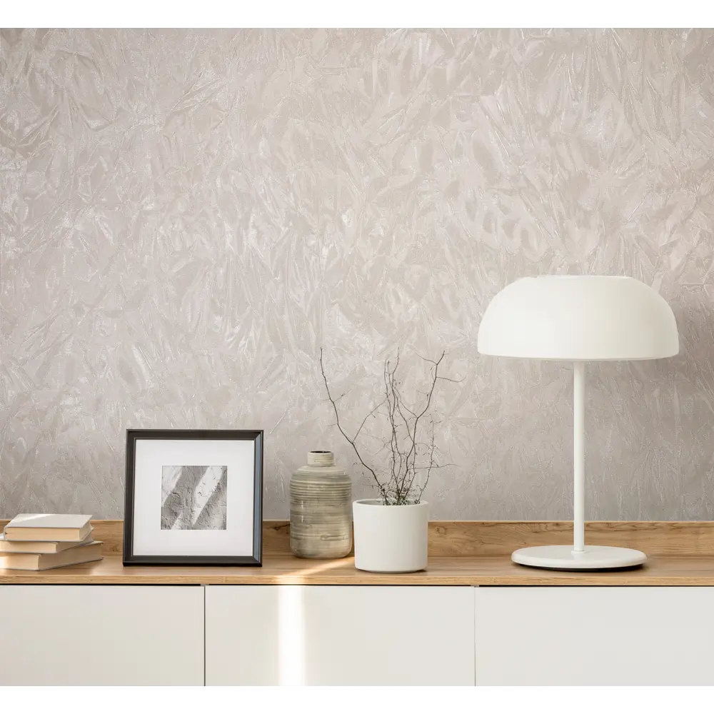 Обои флизелиновые Ateliero Кристи 1 серые 1.06 м At587731 STLM-2179536