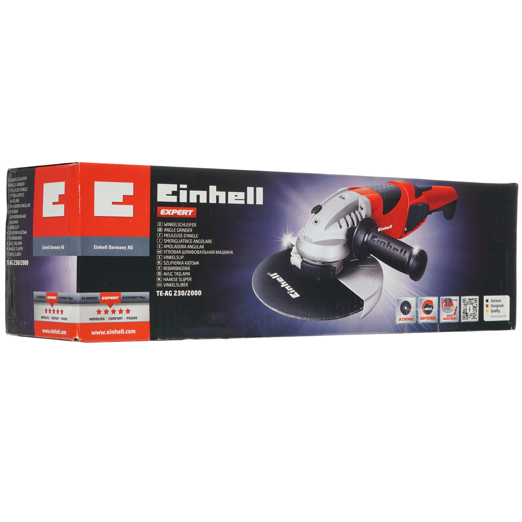 Углошлифовальная машина (УШМ) Einhell TE-AG 230/2000 7969645 STDN-0032963 - Вид №7