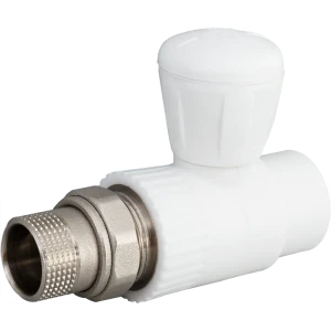 Кран для радиатора прямой РВК 25x3/4" полипропилен