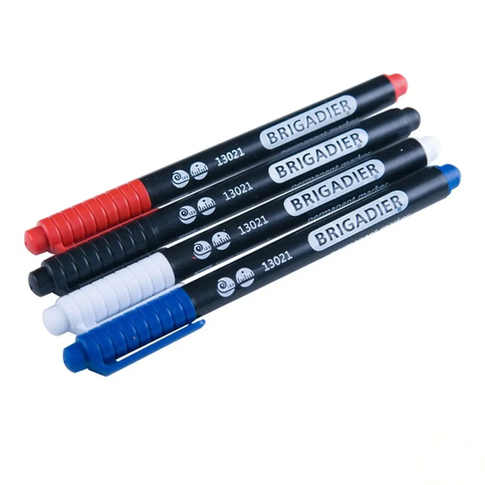 Маркер перманентный Brigadier для всех поверхностей 4 шт STLM-2060755