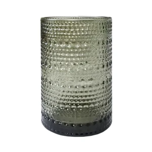 91967870 Стакан для зубных щеток DELPHINIUM 106153 стекло цвет черный STLM-1461424