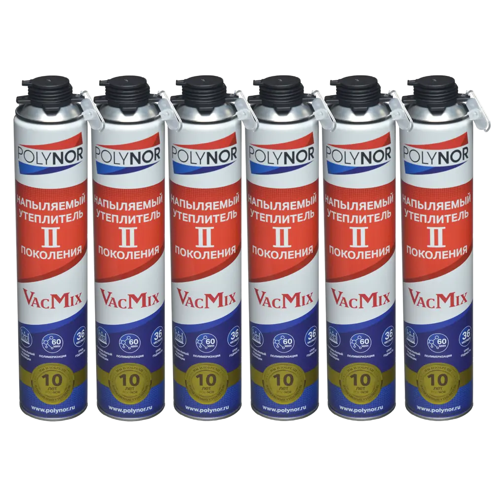 Напыляемый утеплитель POLYNOR VacMix - профессиональная теплоизоляция нового поколения 89434401 STLM-1563081