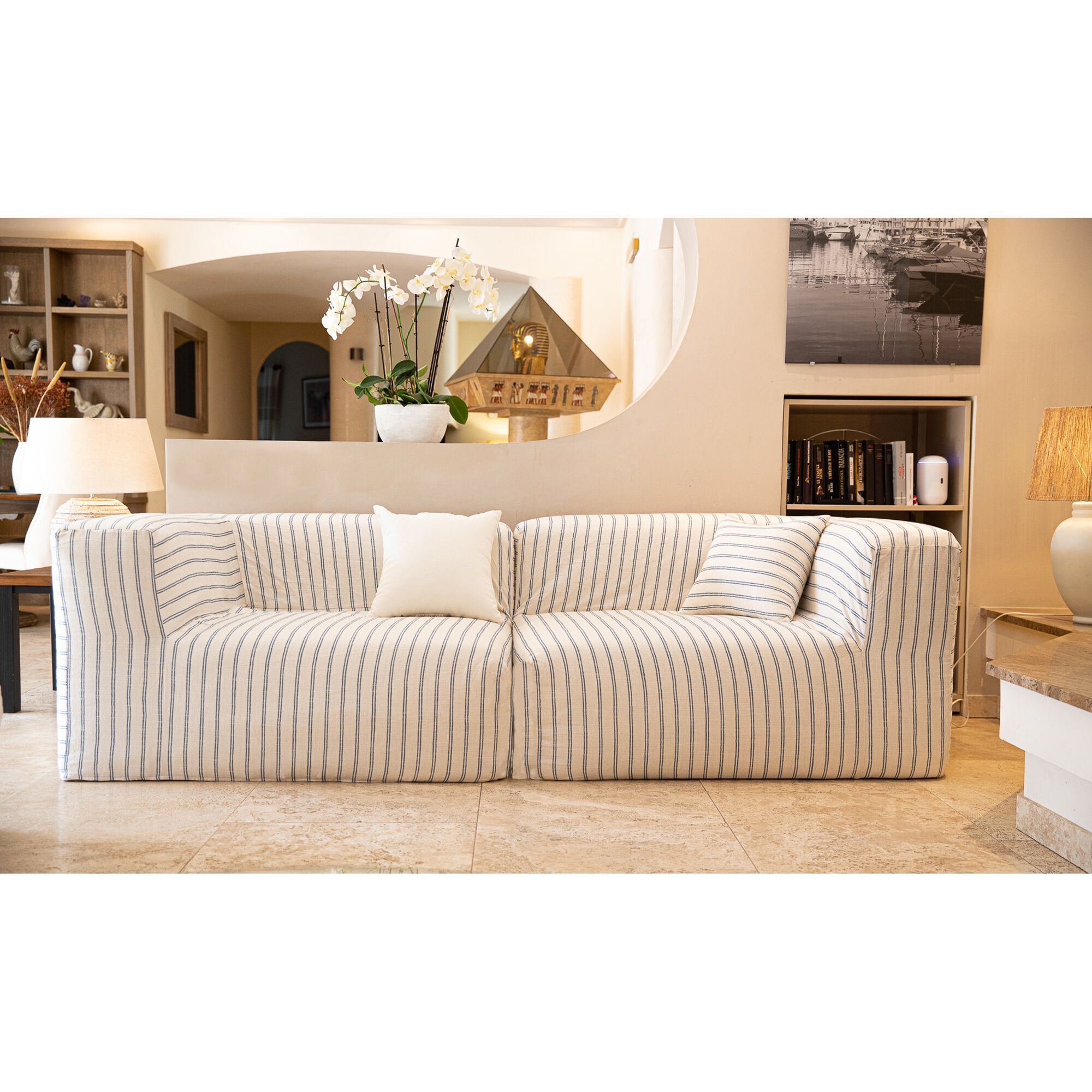 3-местный съемный льняной диван MX HOME CI-R4P / CI-L4P ARCH-00012423 - Вид №2