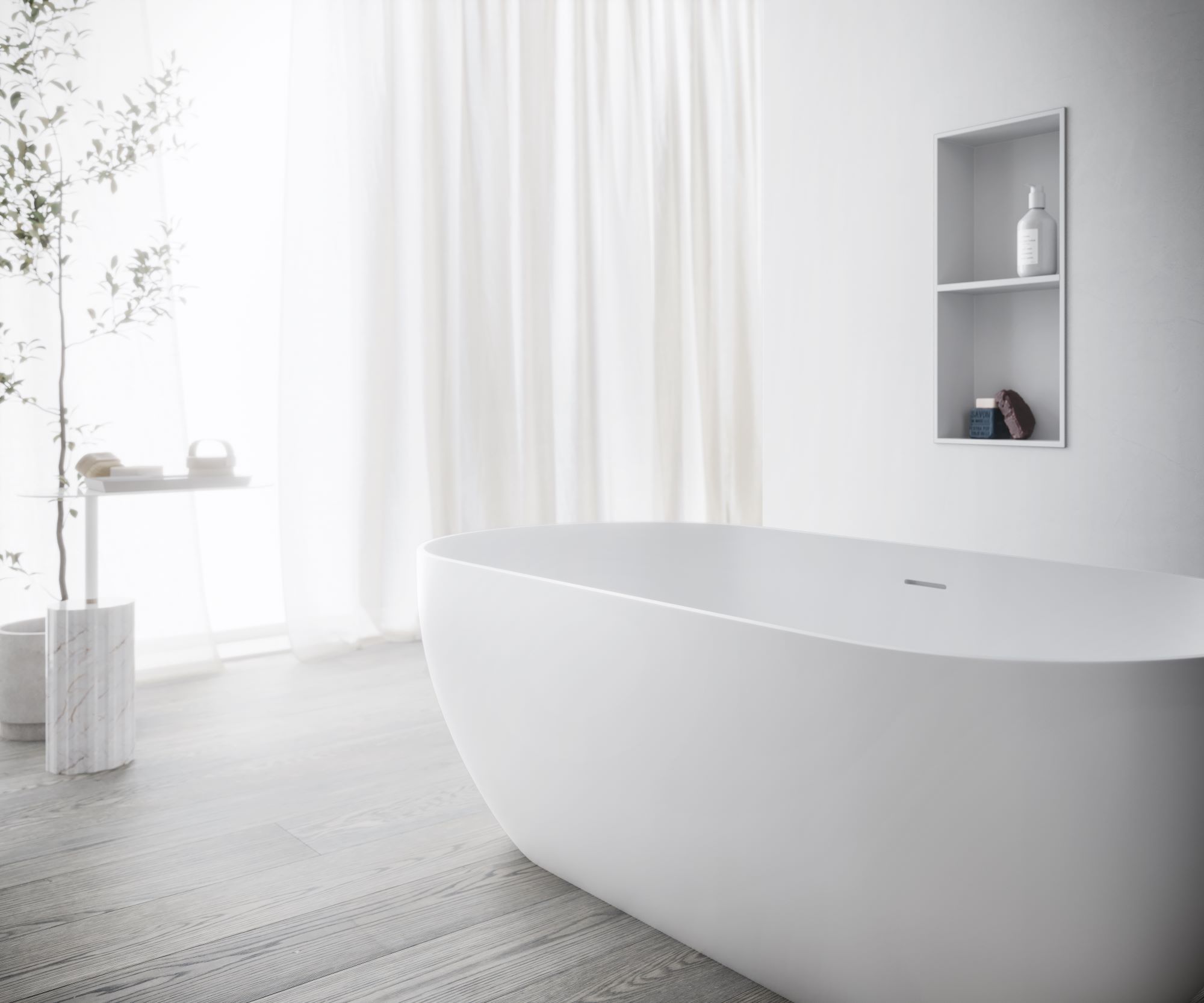 Овальная ванна в центре комнаты в Tecnoblu ARBLU GRACE ARCH-00065432 - Вид №2